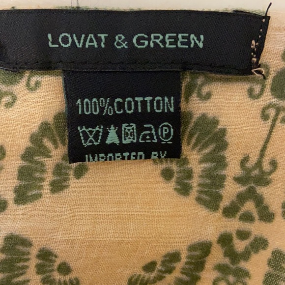 Lovat and Green scarf/wrap - Picture 6 of 6
